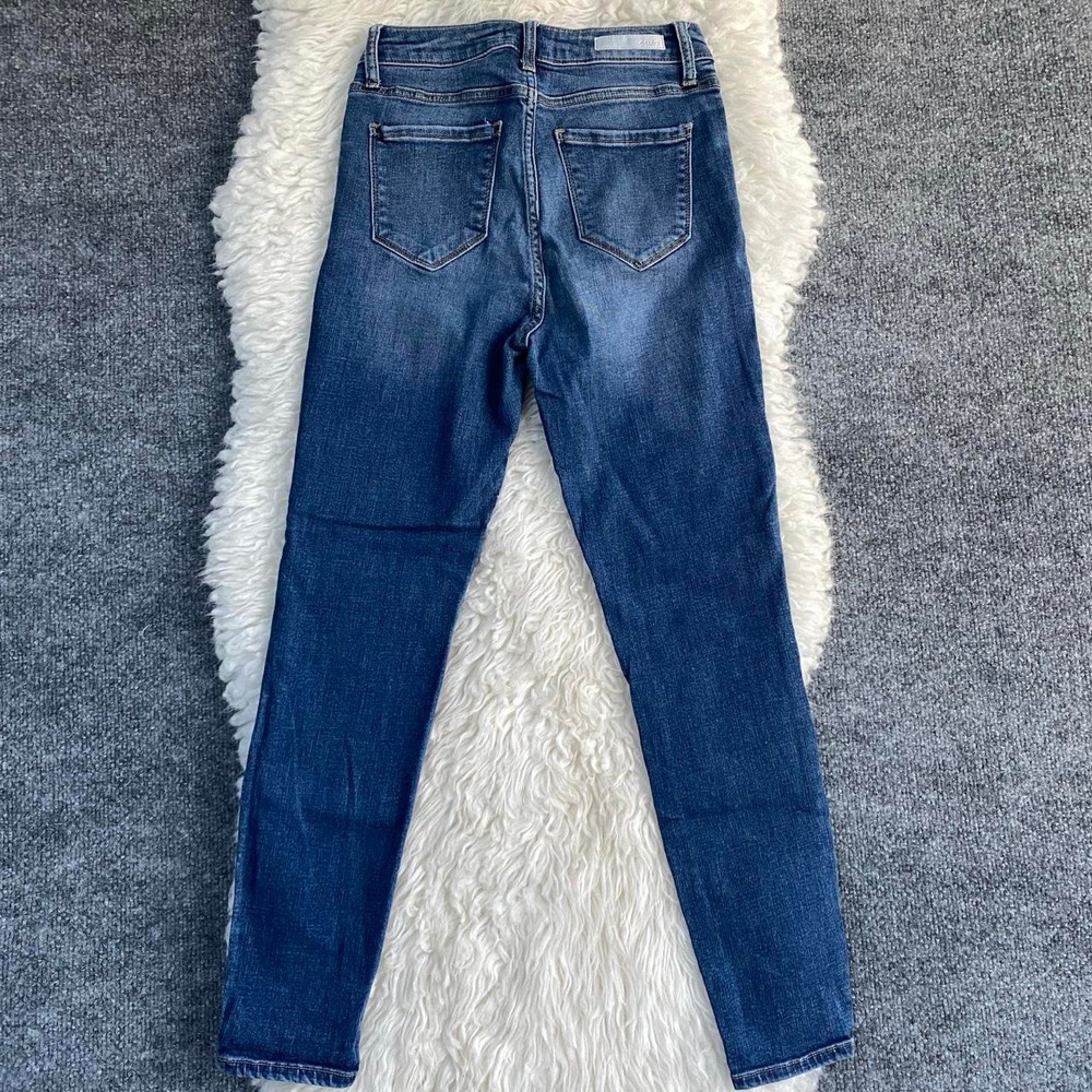 CELLO DENIM BLUE SKINNY JEANS MEDIUM WASH  Y2K GRUNGE ALT SOFTGIRL ACADEMIA